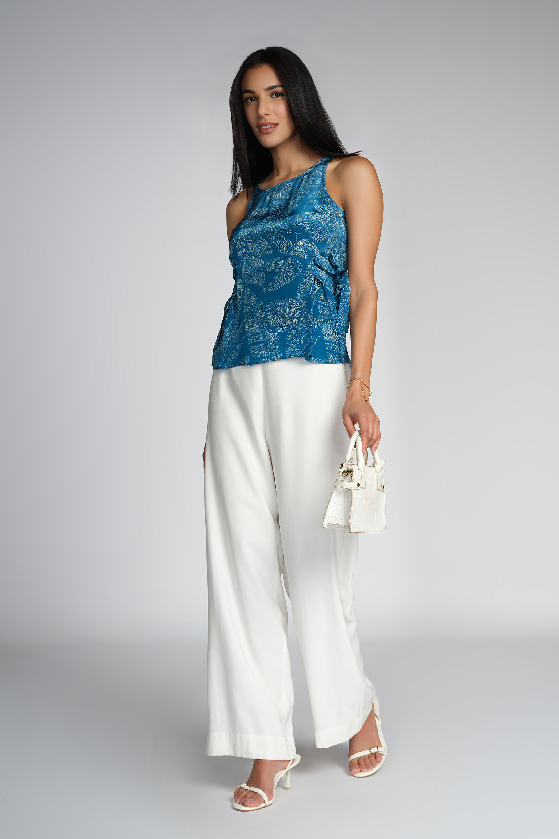 Blooming Blues Top, Blue, image 2