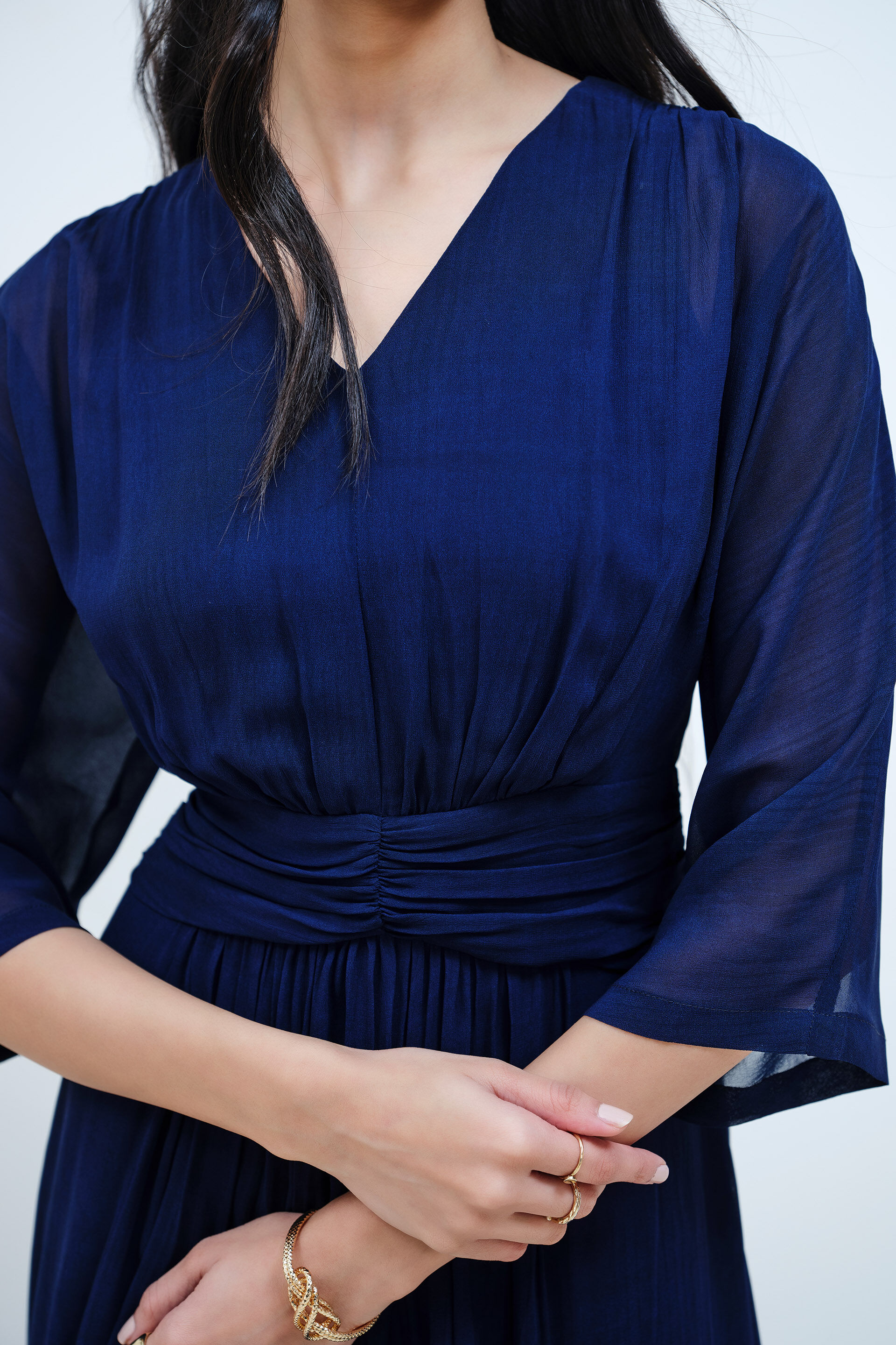 Sapphire Song Maxi Dress, Blue, image 3