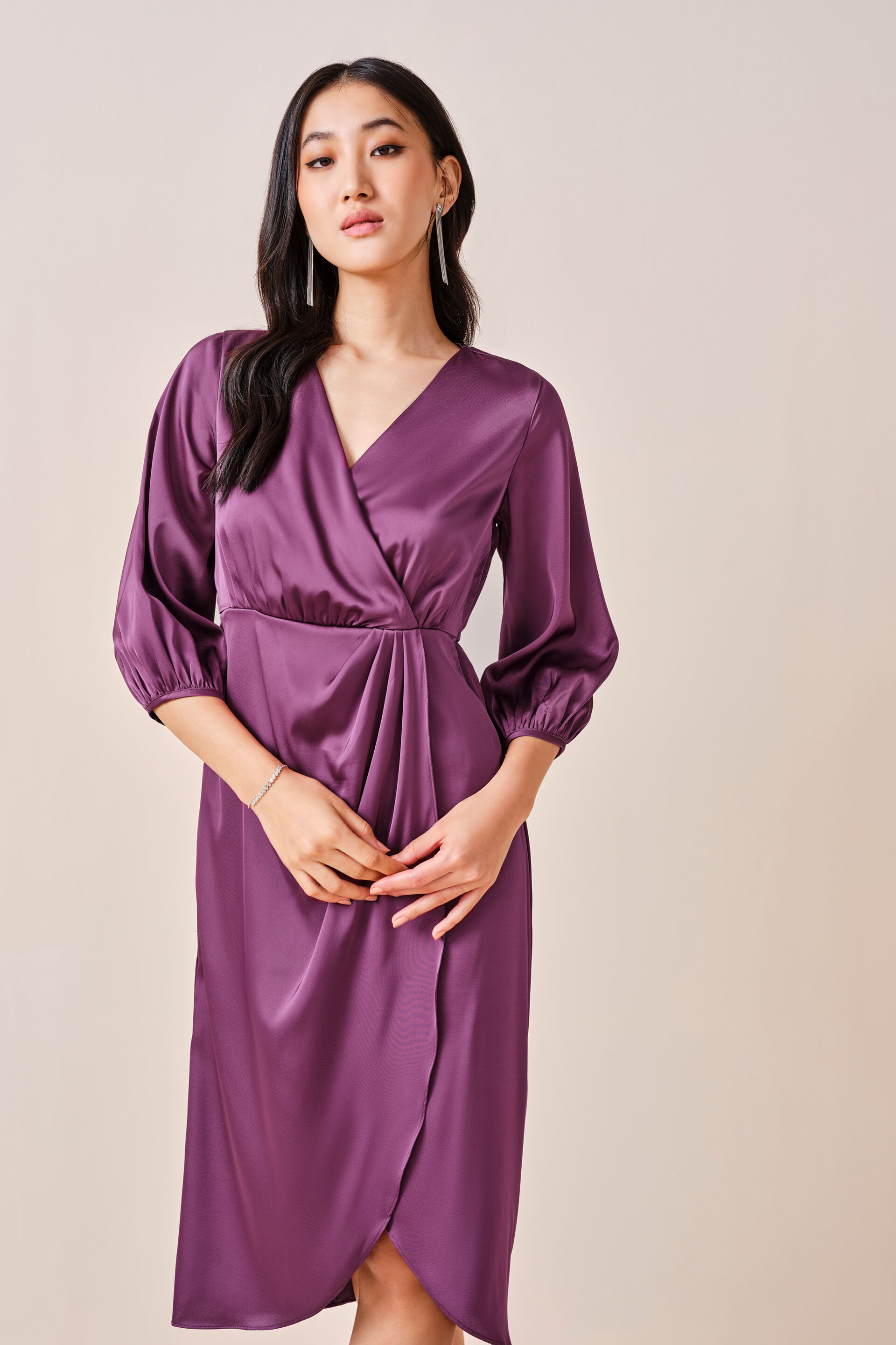 Berry Days Dress, Purple, image 4