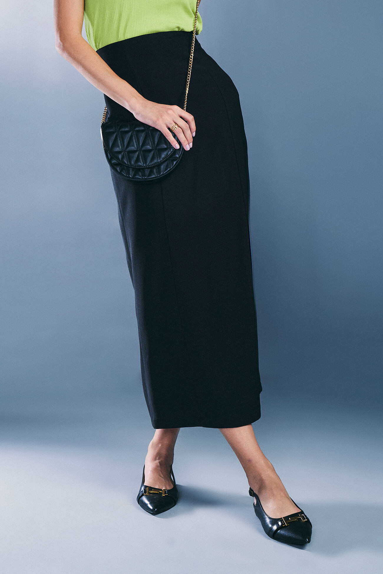 Noir Allure Skirt, Black, image 3