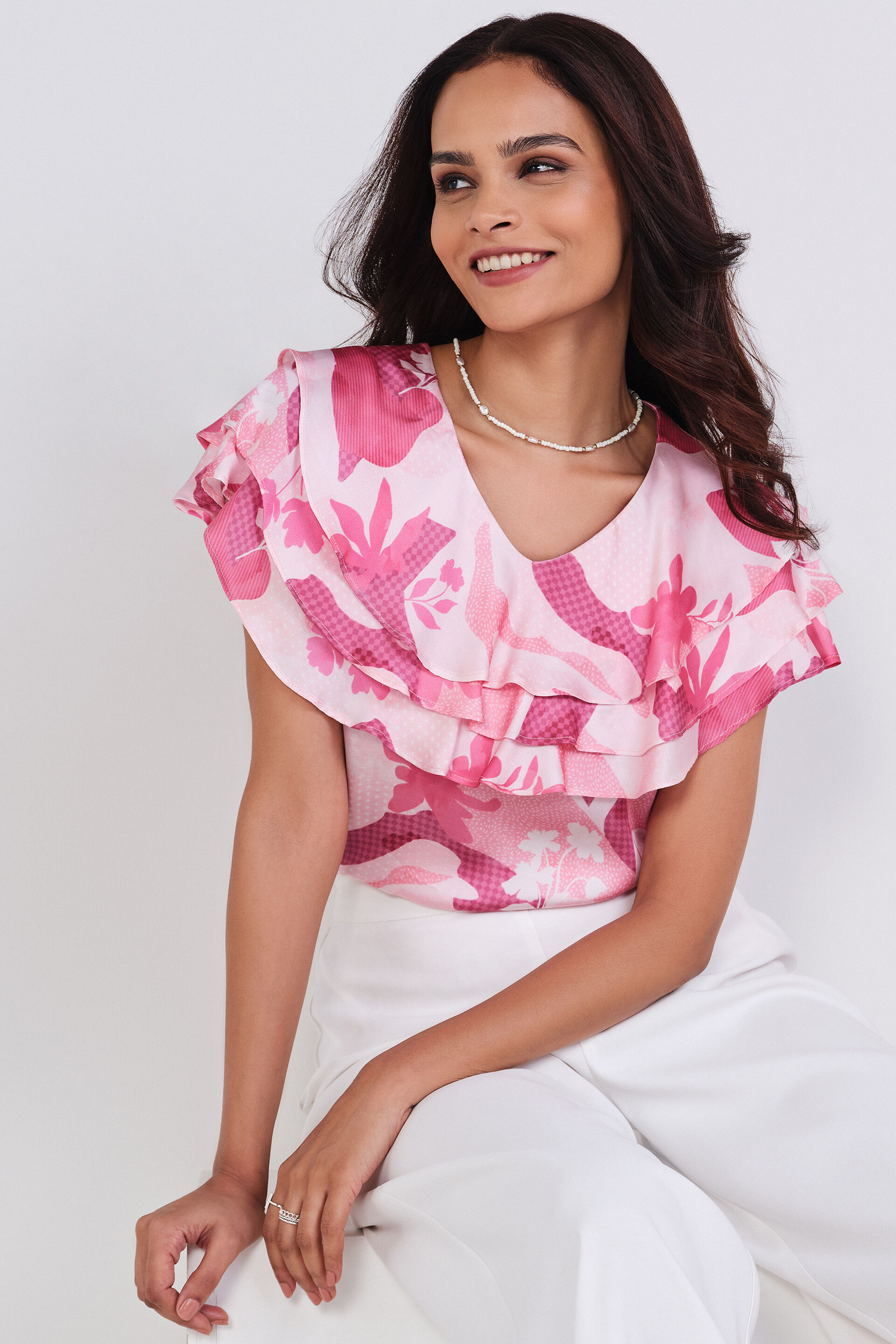 Roseaura Top, Pink, image 1