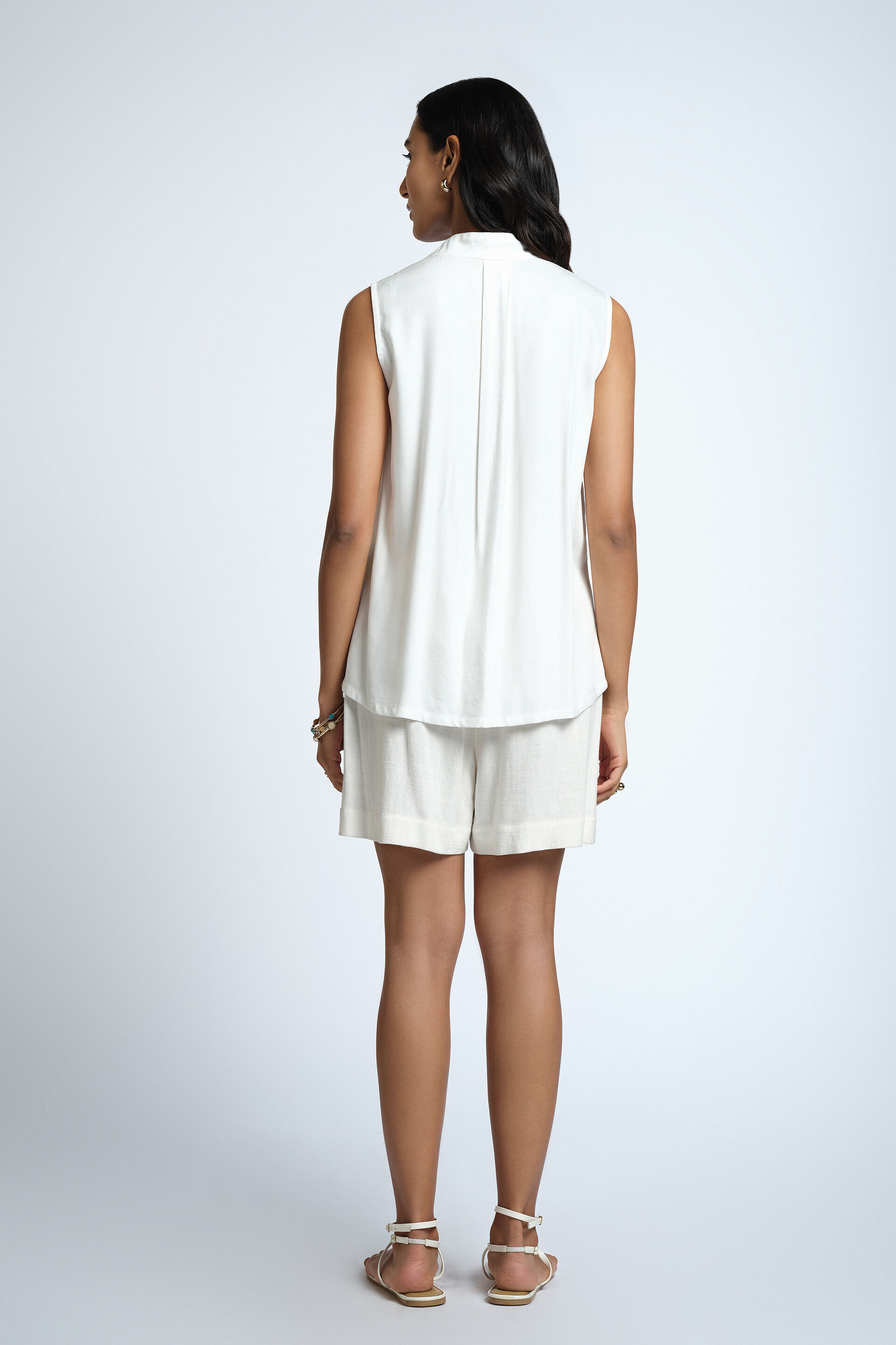 Floral Trellis Top, White, image 5