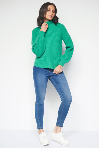 December Daze Sweater, Green, image 4