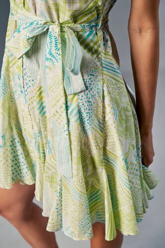 Tropical Hues Dress, Green, image 6