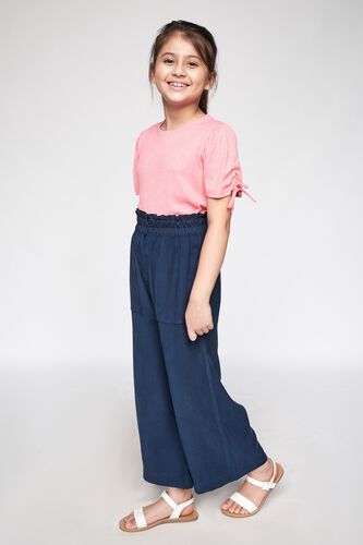2 - Pink Solid Straight Top, image 2