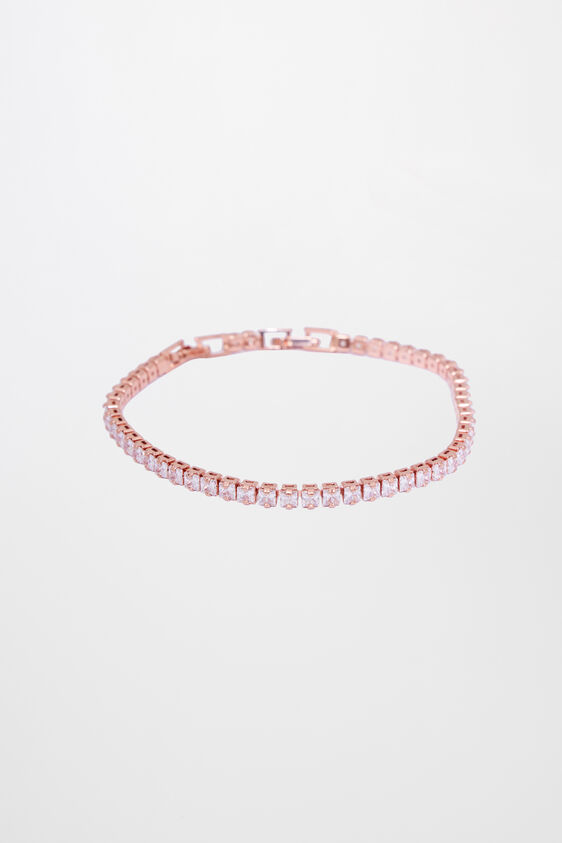 Rose Gold Brass Bracelet, , image 1