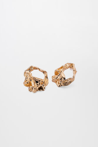 Gold Brass Earring, , image 1