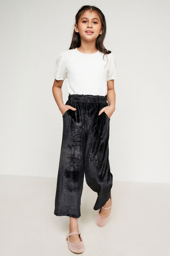 Black Solid Regular Bottom, Black, image 1