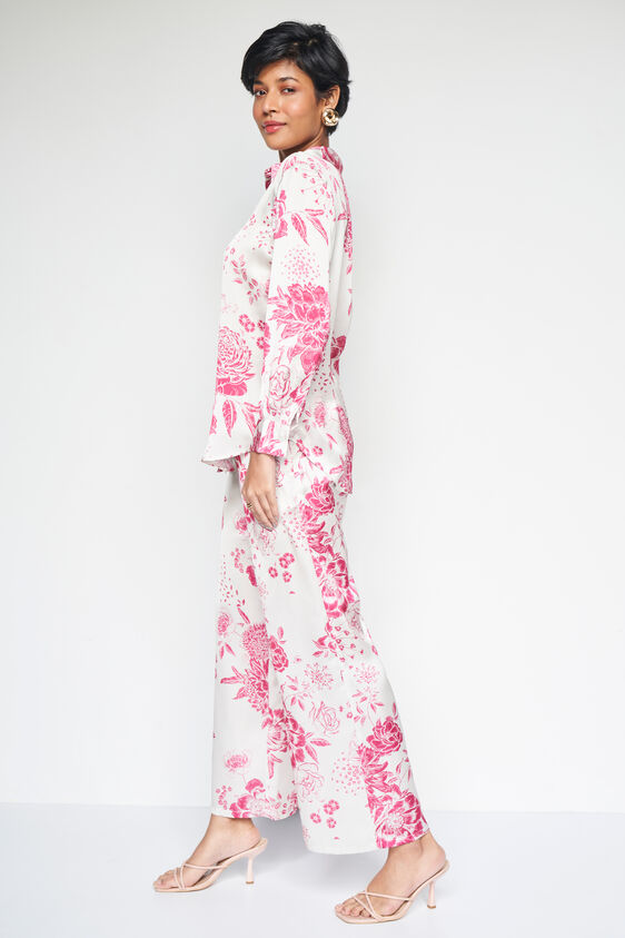 Floral Flair Co-ord Set, Cream, image 2