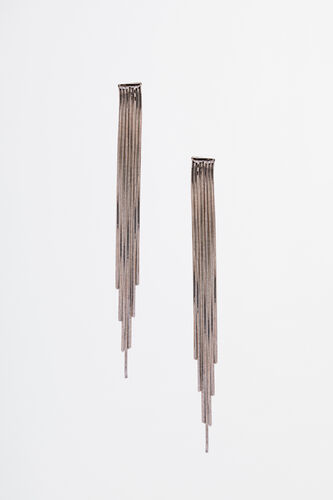 Silver Brass Earring, , image 1