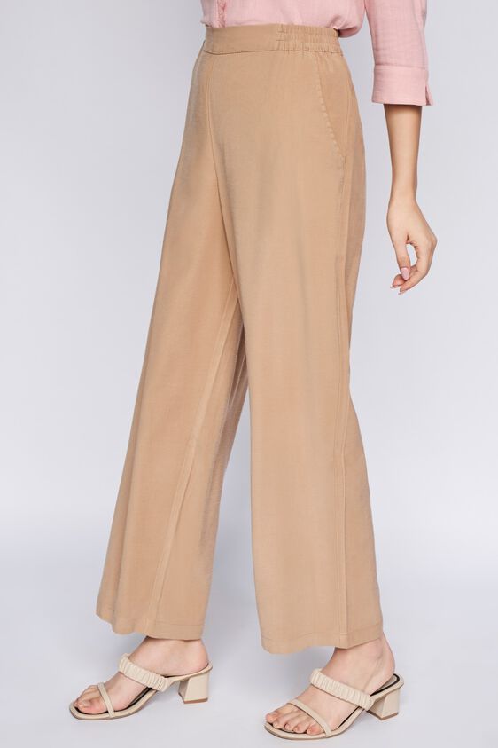 3 - Khaki Solid Straight Bottom, image 3