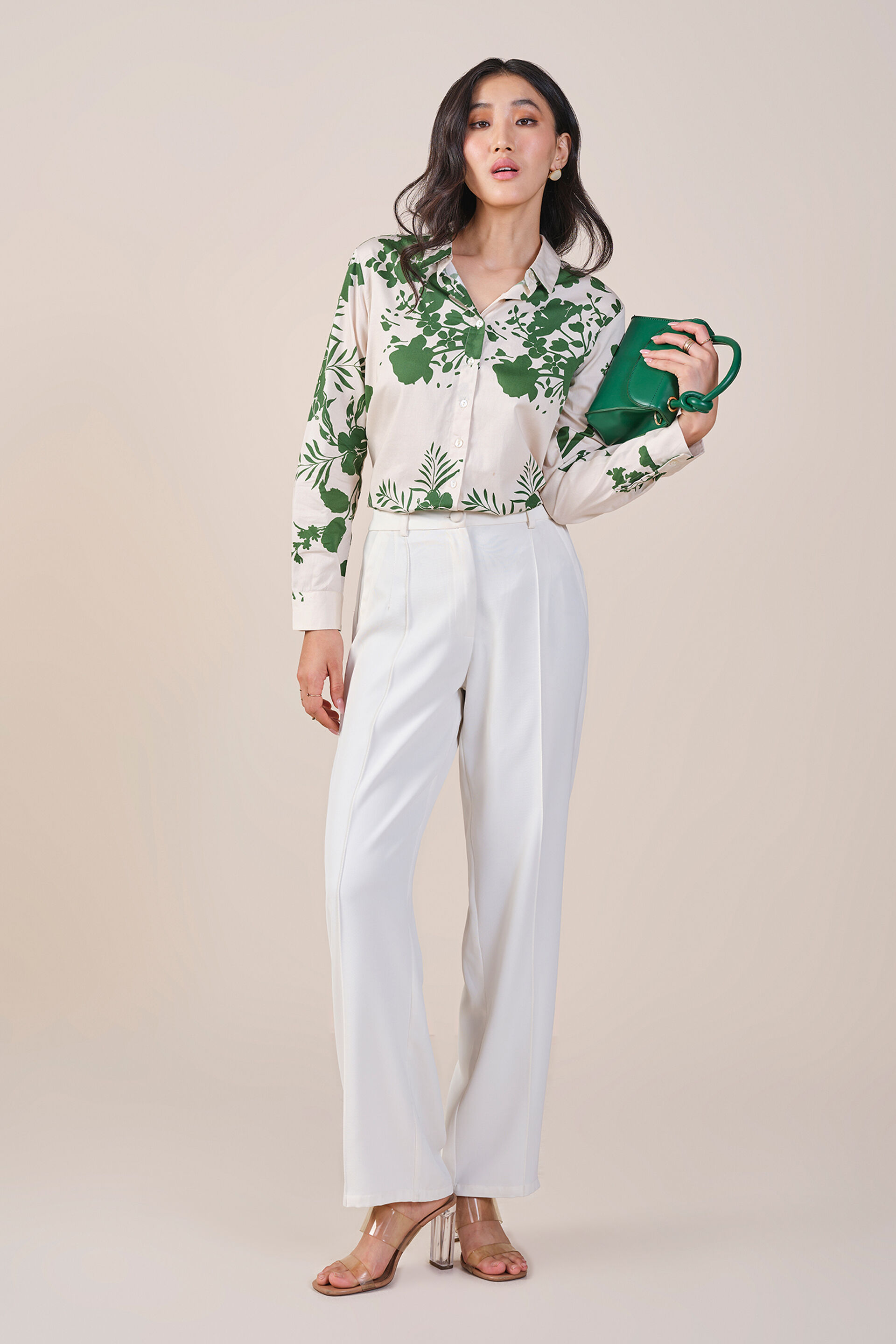 Tropic Blossom Shirt, White, image 3