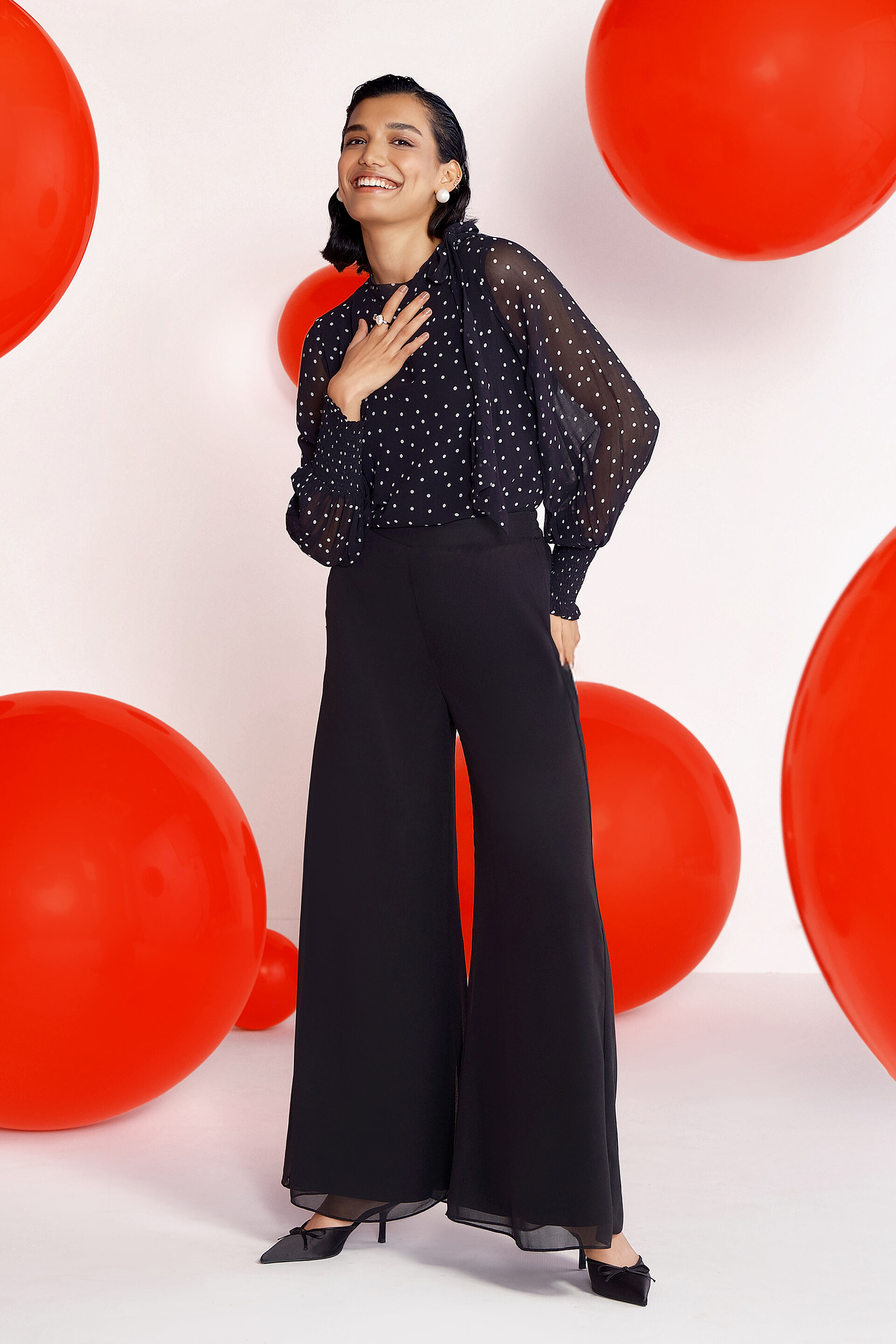 Annarose Top, Black, image 3