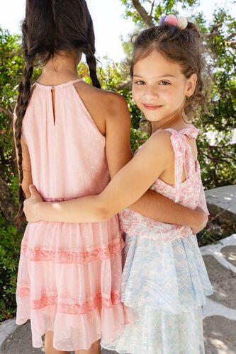4 - Multi Color Floral Flared Dress, image 4