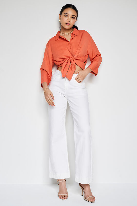 Flame Of Sunset Top, Orange, image 4