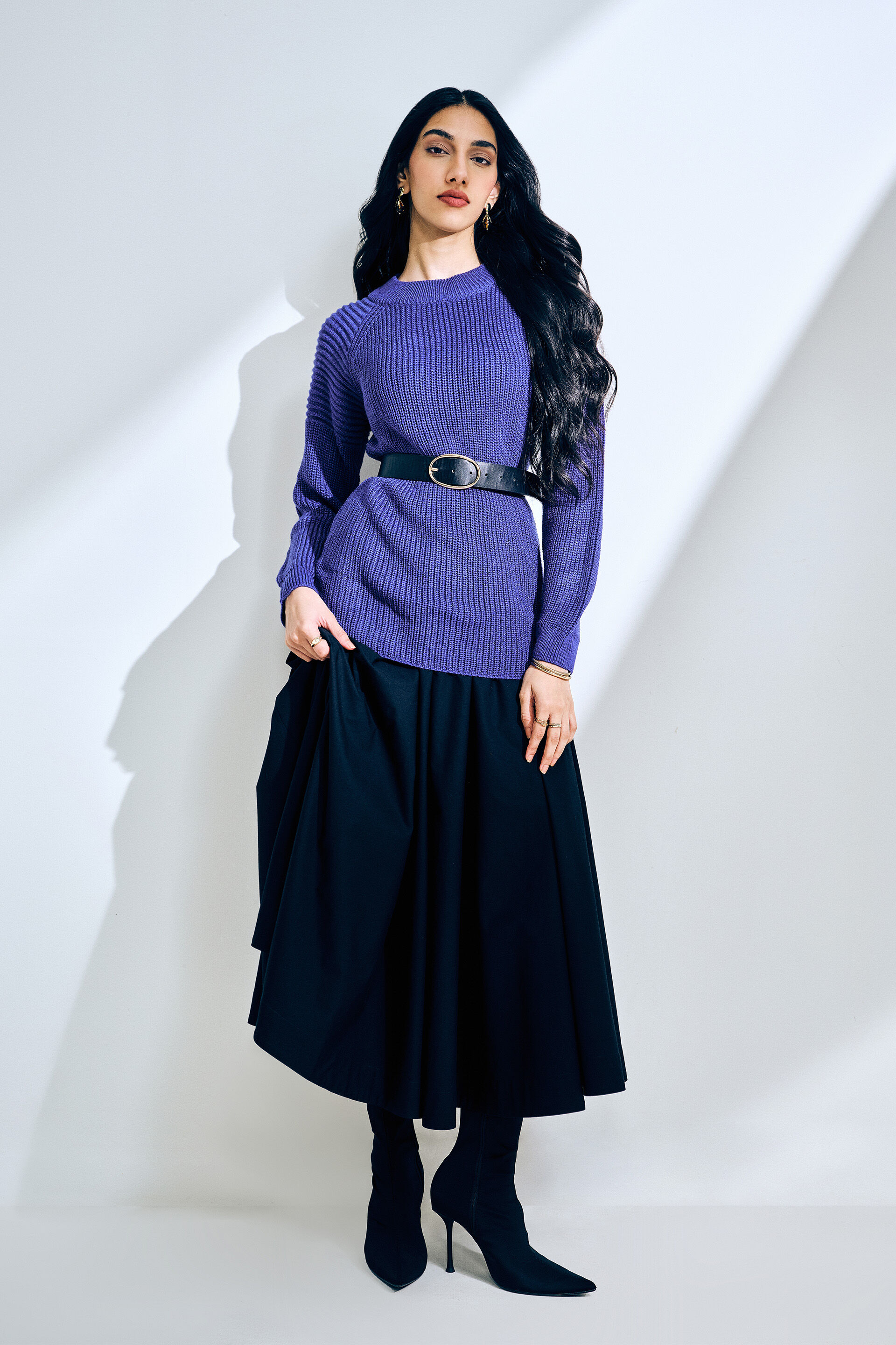 Blue Solace Sweater, Blue, image 4