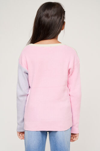 Multi Color Sweater Straight Top, Multi Color, image 5