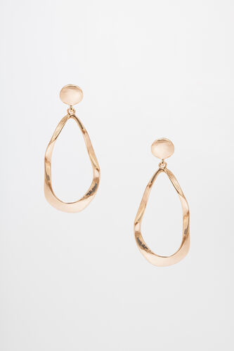 Gold Brass Earring, , image 1