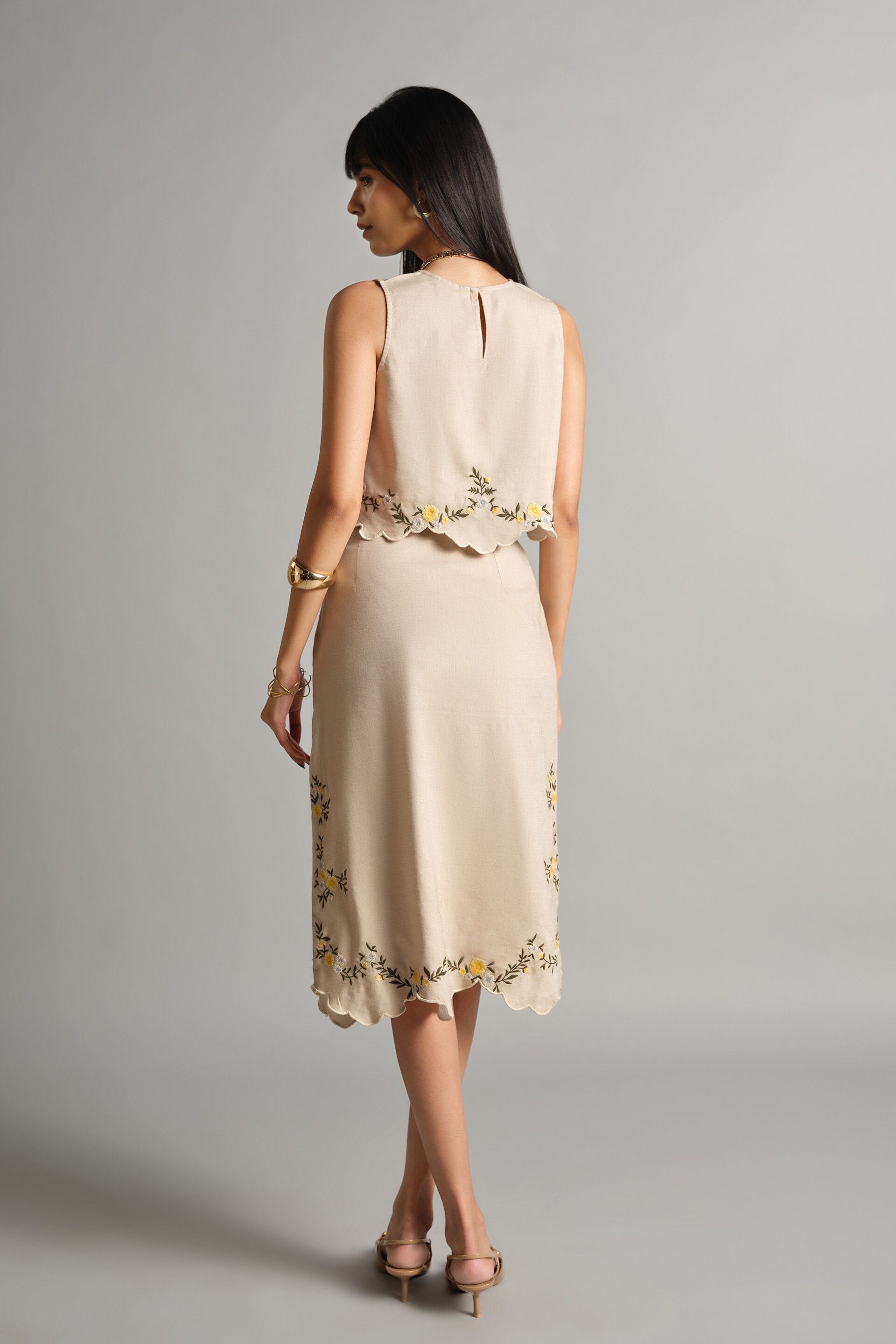 Annalou Skirt Set, Beige, image 6