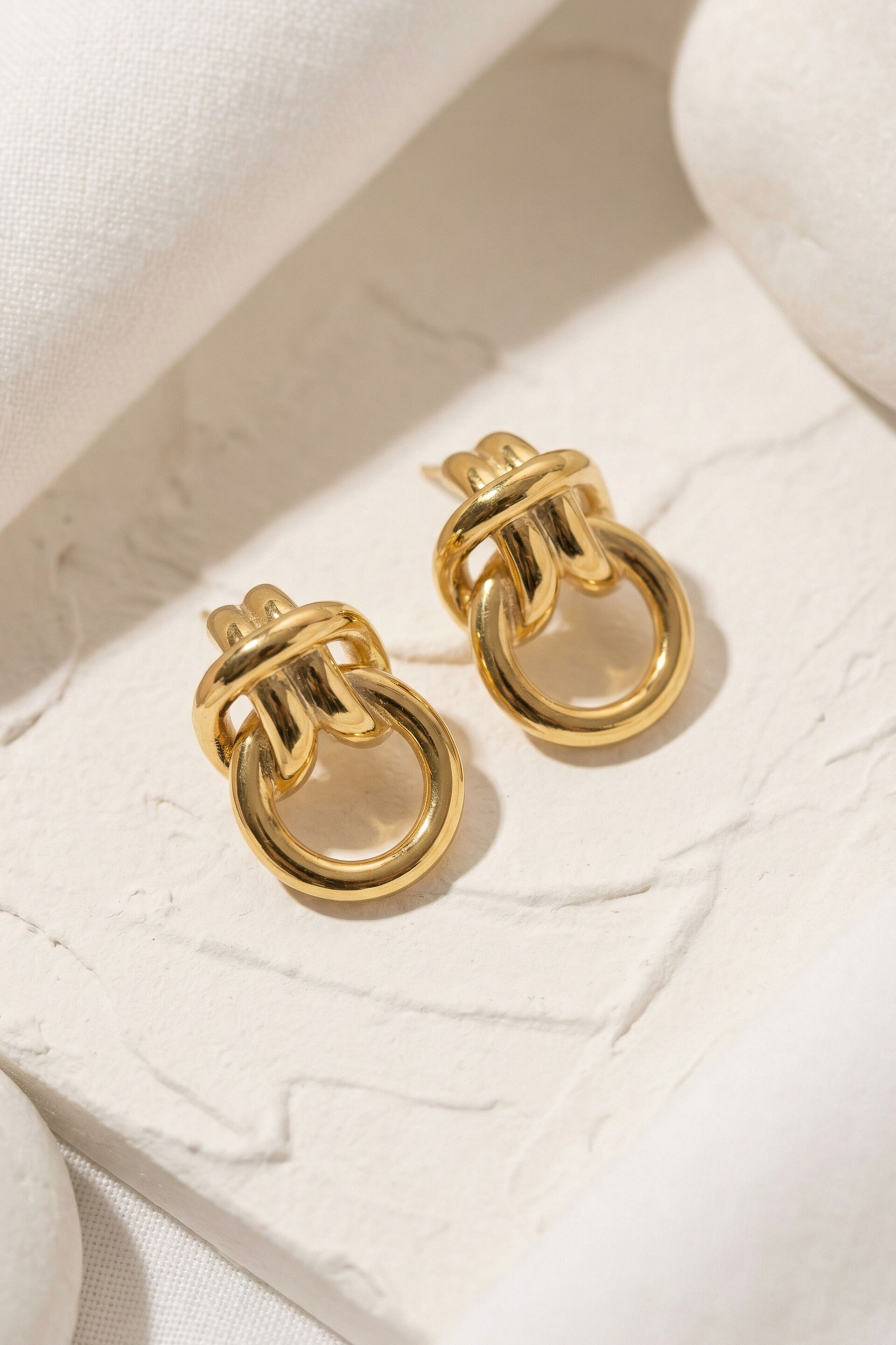 Golden Enchantment Drop Earrings, , image 3