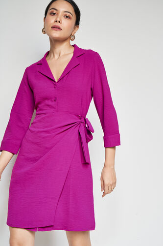 Star Stuck Wrap Dress, Purple, image 7