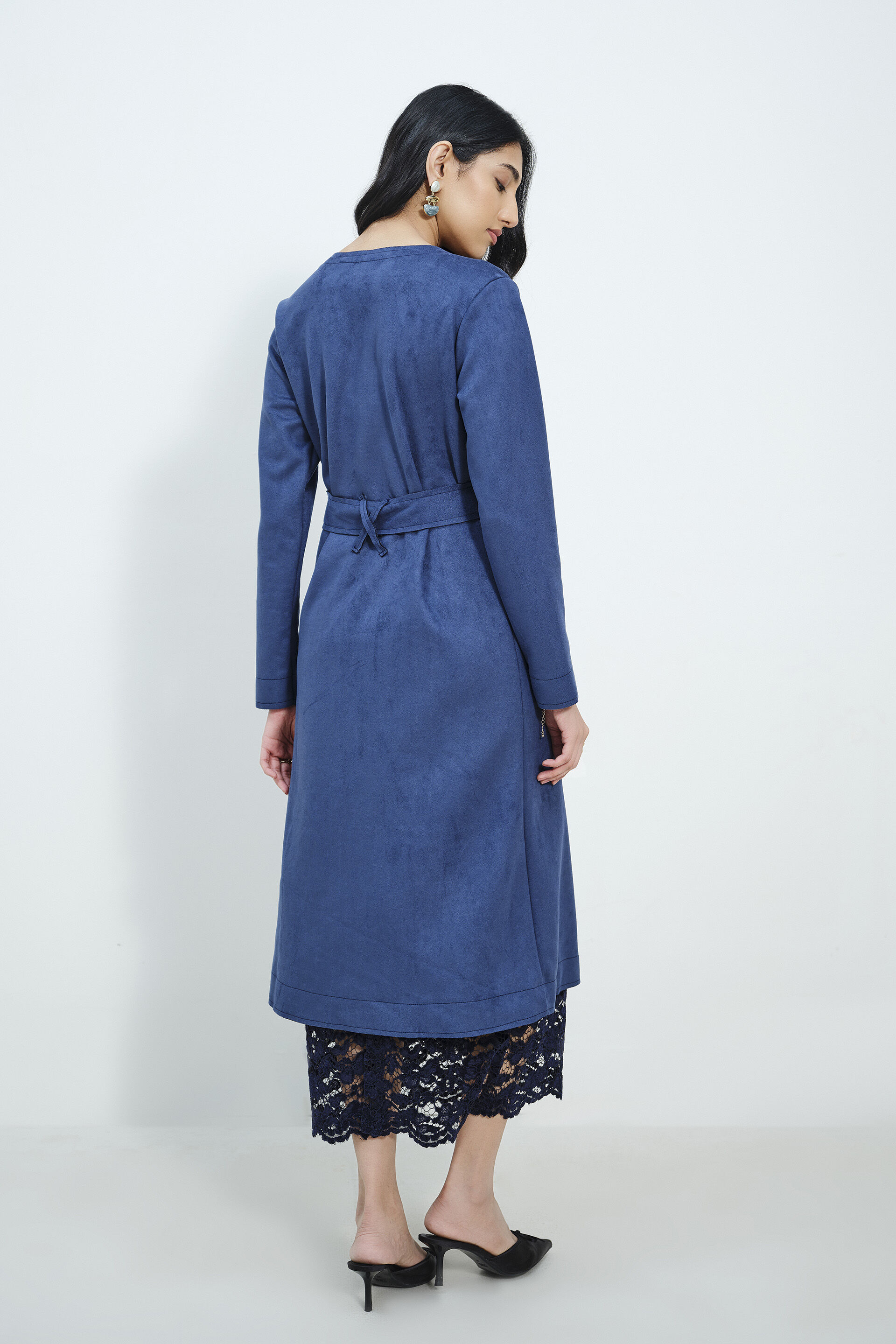 Blue Crush Overcoat, Blue, image 7