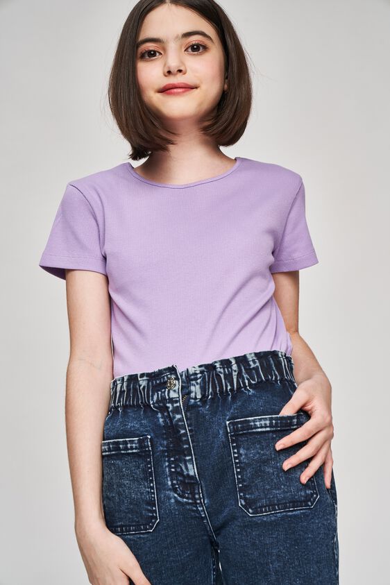 4 - Lilac Solid A-Line Top, image 4