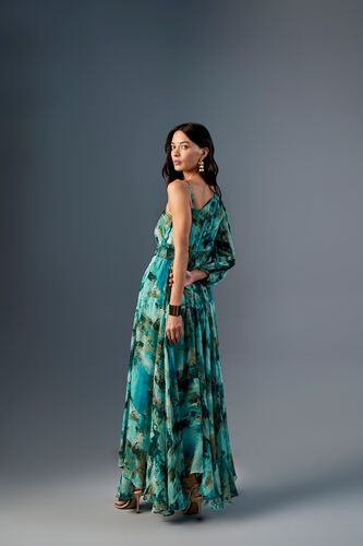 Bree-easy Maxi Dress, Turquoise, image 5