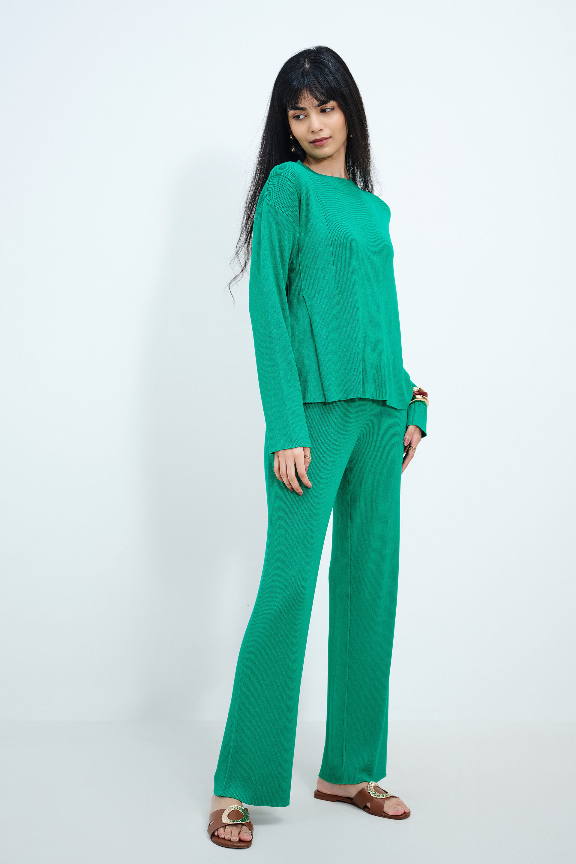 Cool Green Drift Co-ord Set, Green, image 2
