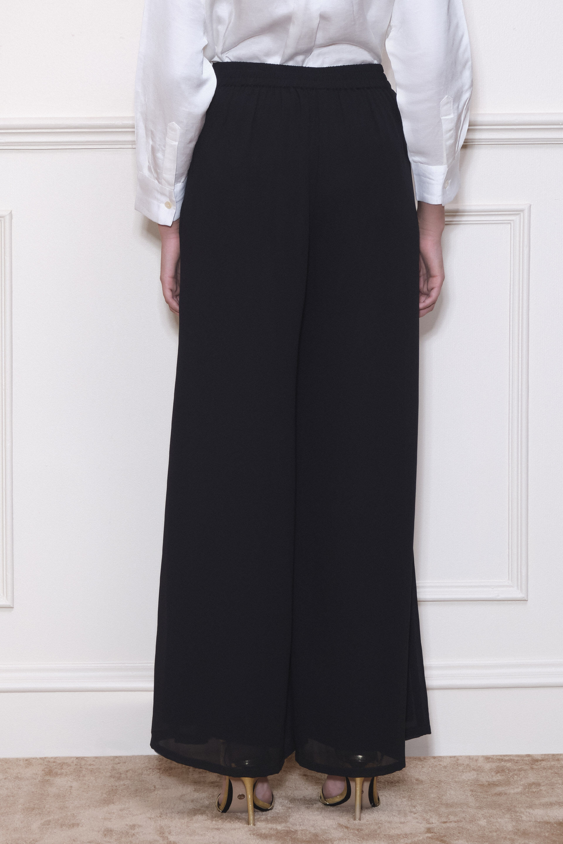 The Cher Flare Pants, Black, image 3