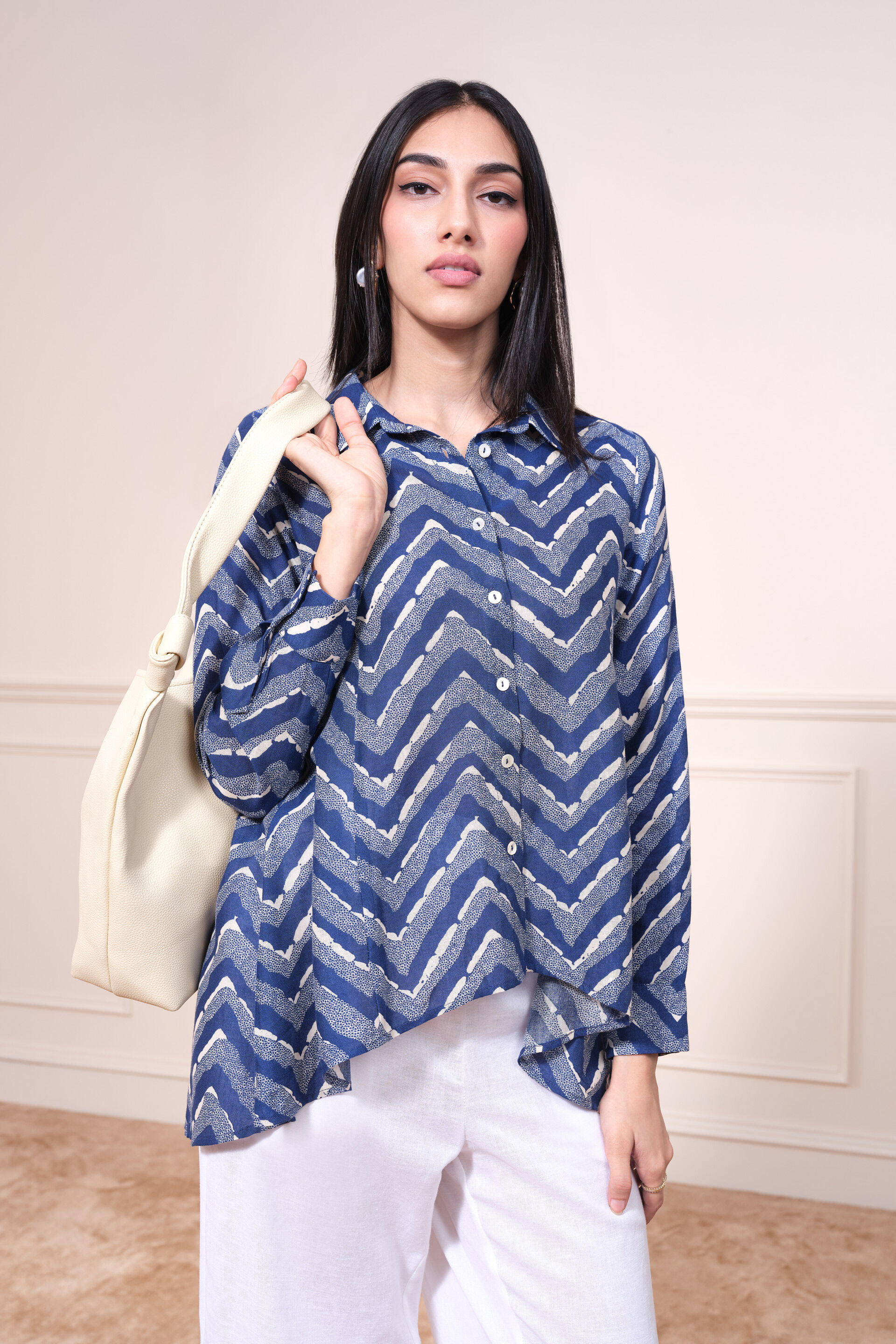 From The Ocean Shirt, Blue, image 1