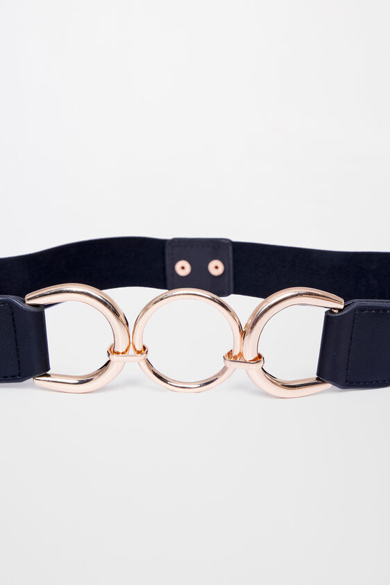 Black Polyurethane Belt, Black, image 2