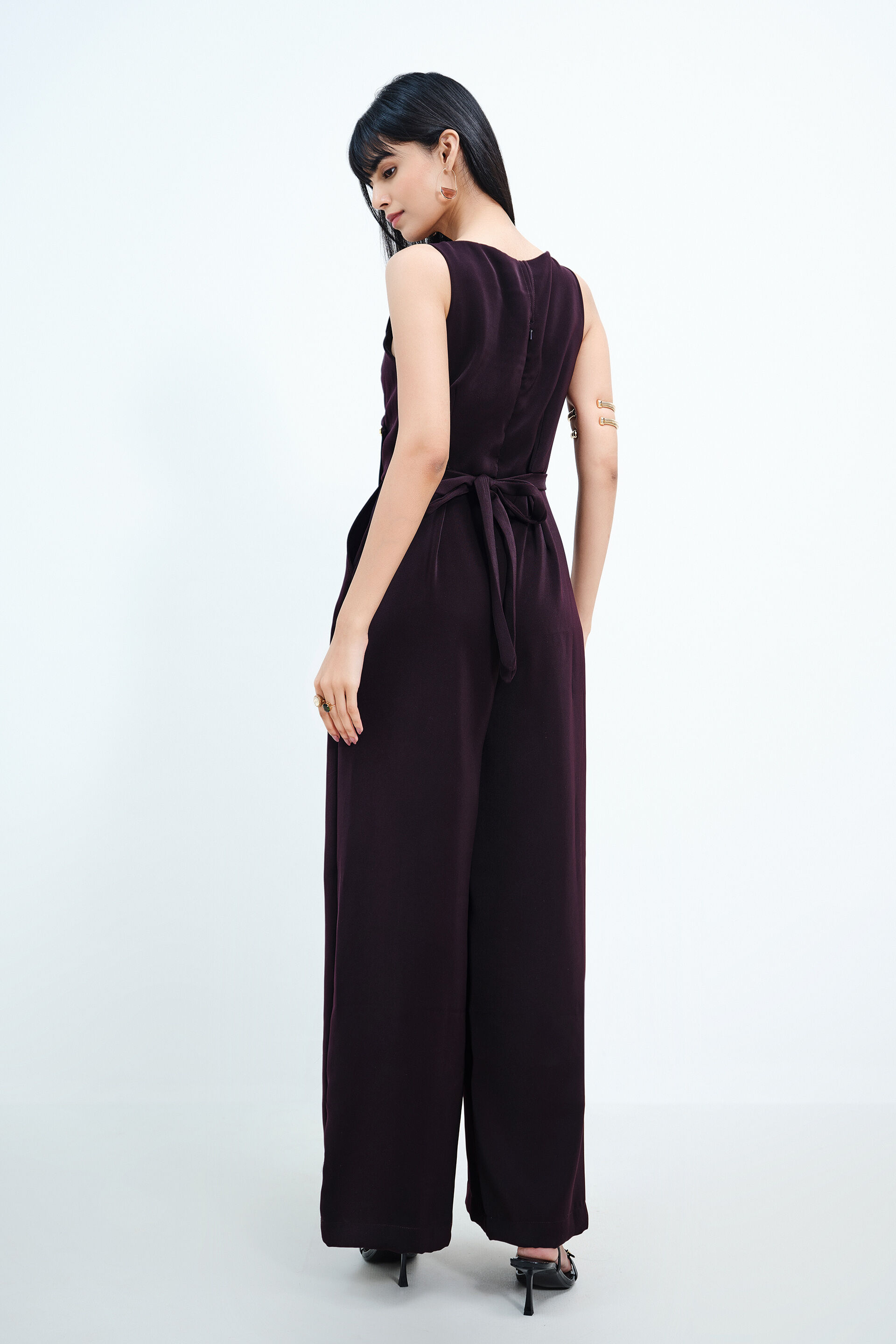 Merry Mulberry Jumpsuit, Plum, image 5