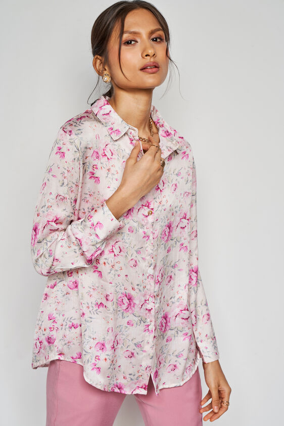 Pastel Petal Top, Pink, image 1