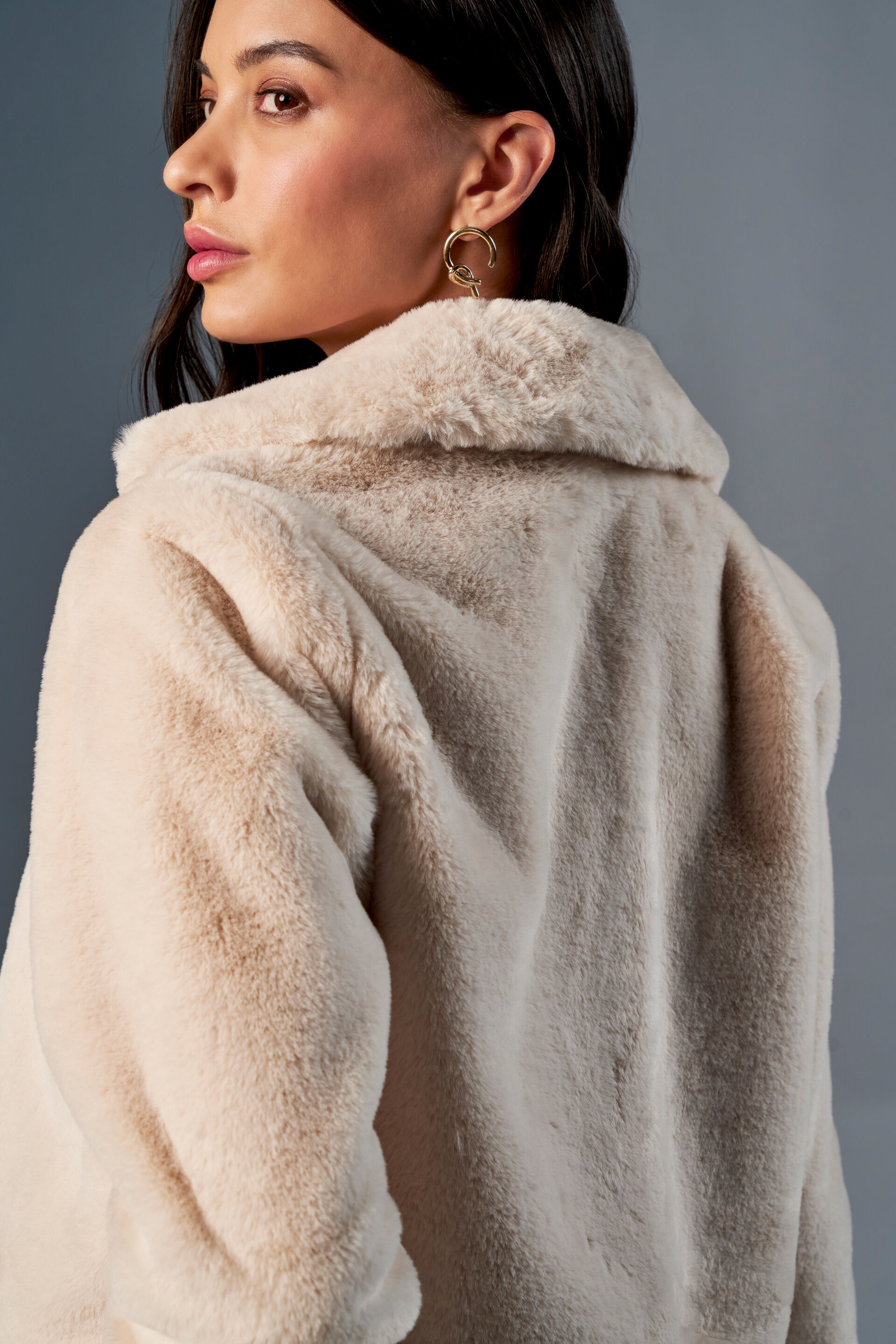 Cream winter hot sale jacket womens