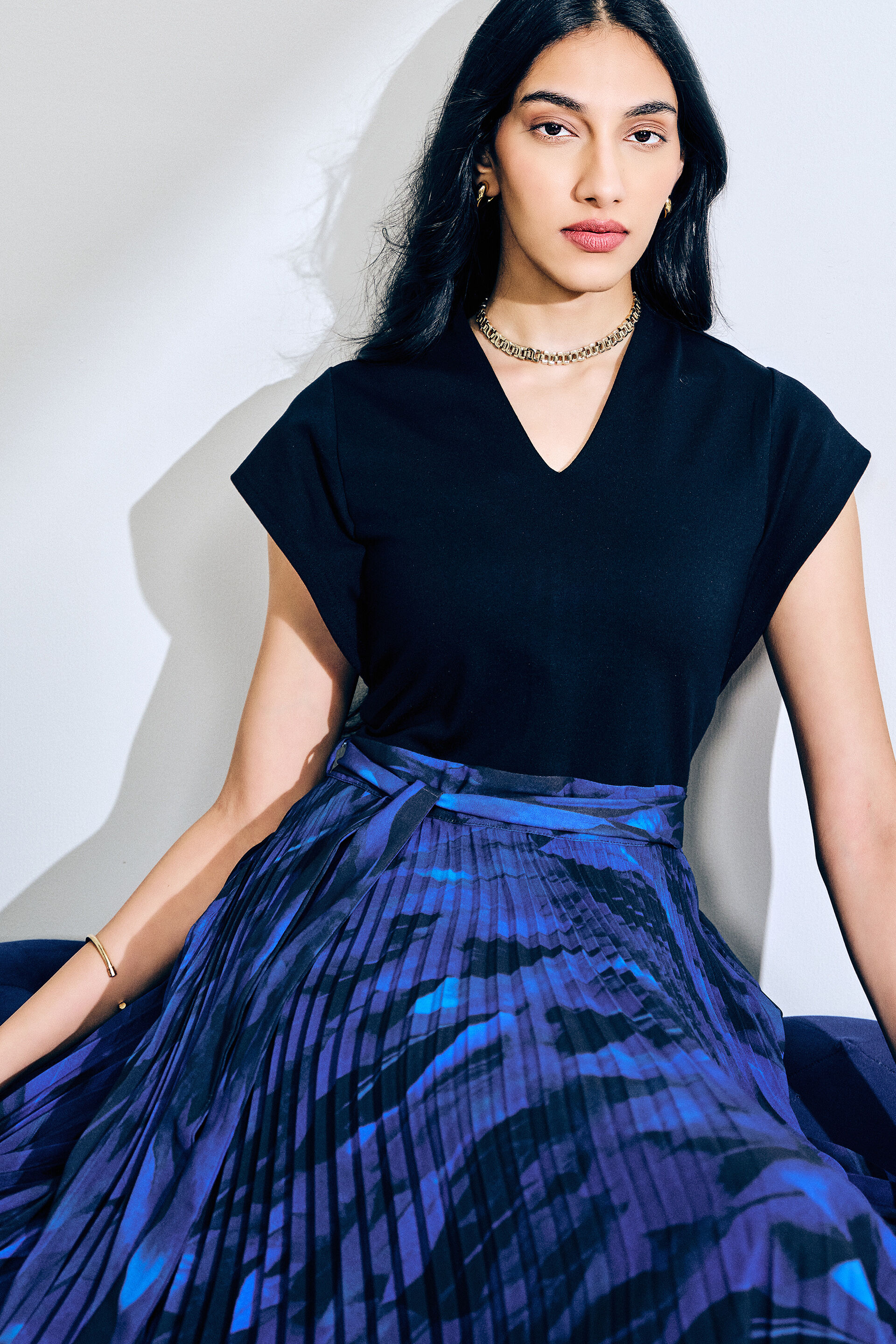 Midnight Sonata Dress, Blue, image 7