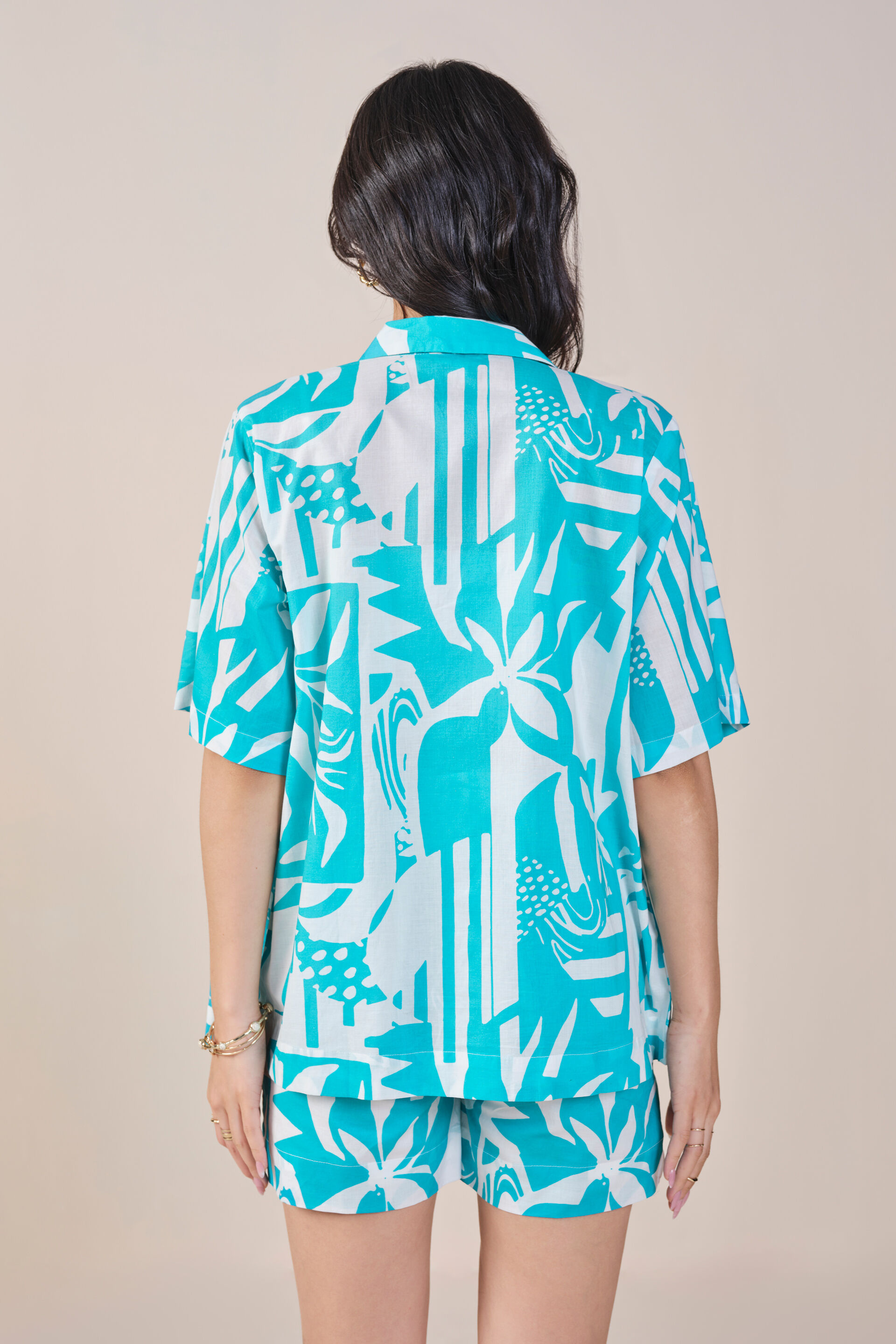 Vacay-esque Co-ord Set, Turquoise, image 3