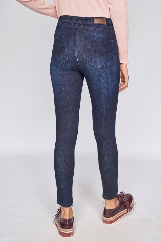 2 - Dark Blue Self Design  Bottom, image 2