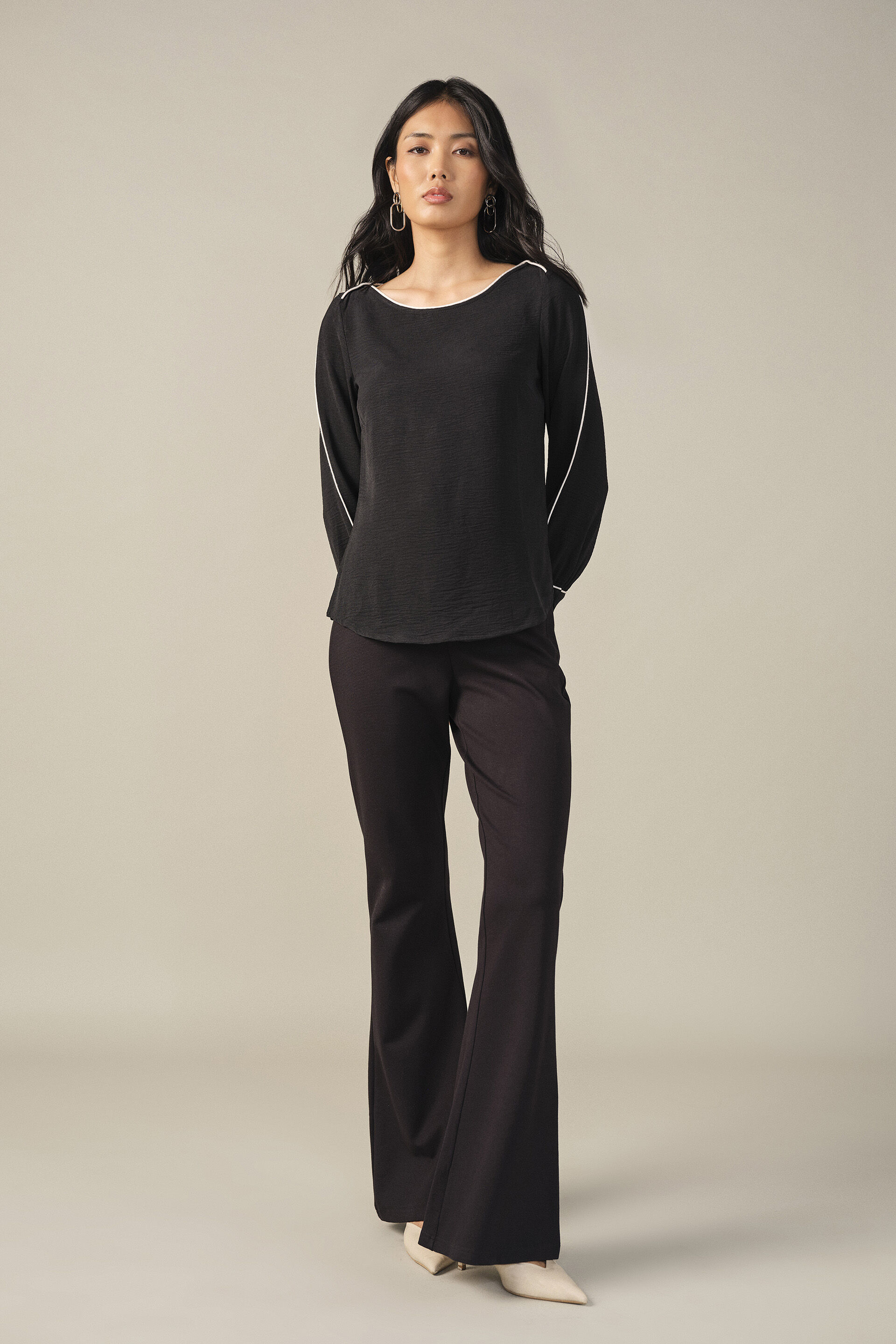 Solid Top in Black, Black, image 5