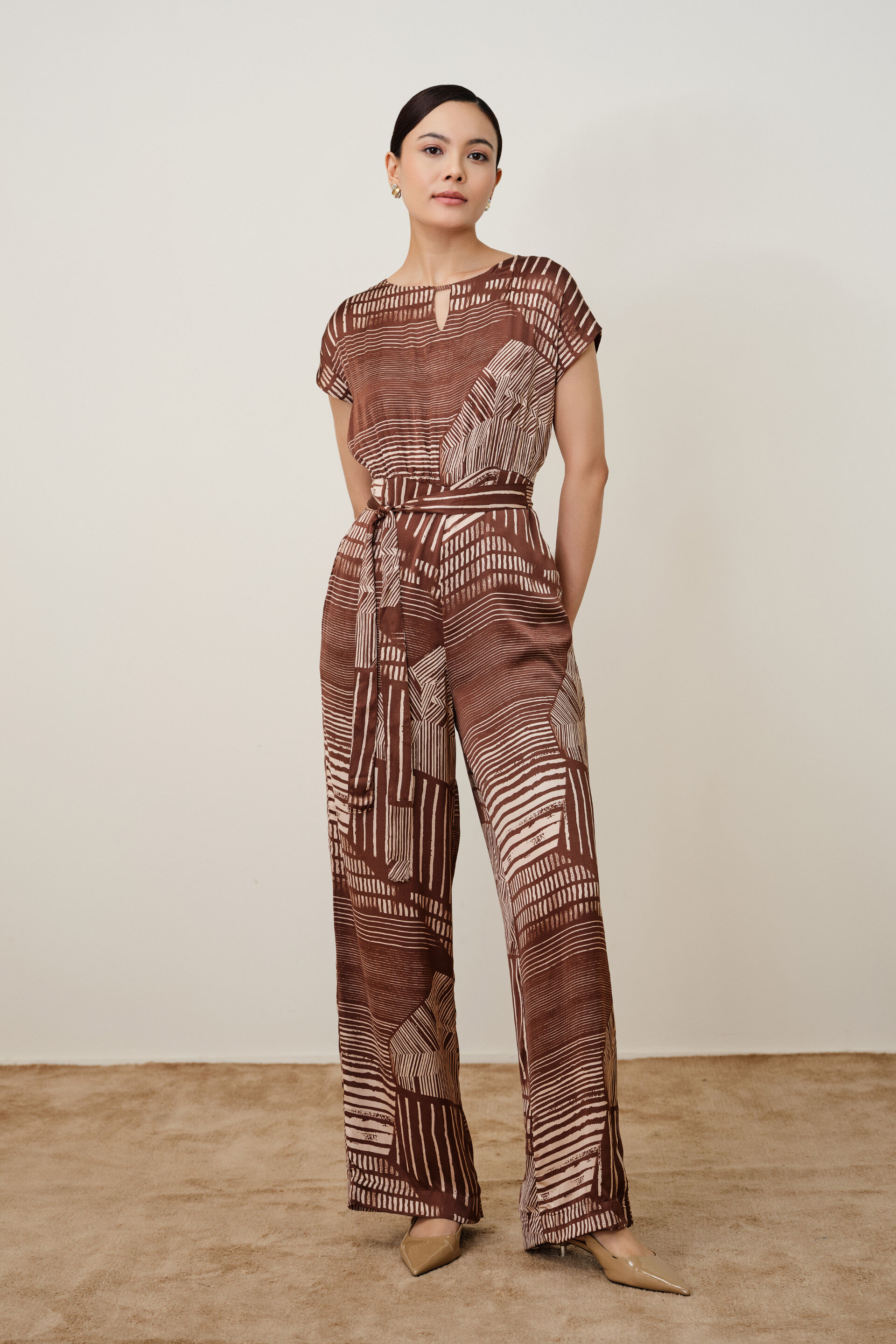 Brown Modal Jumpsuit