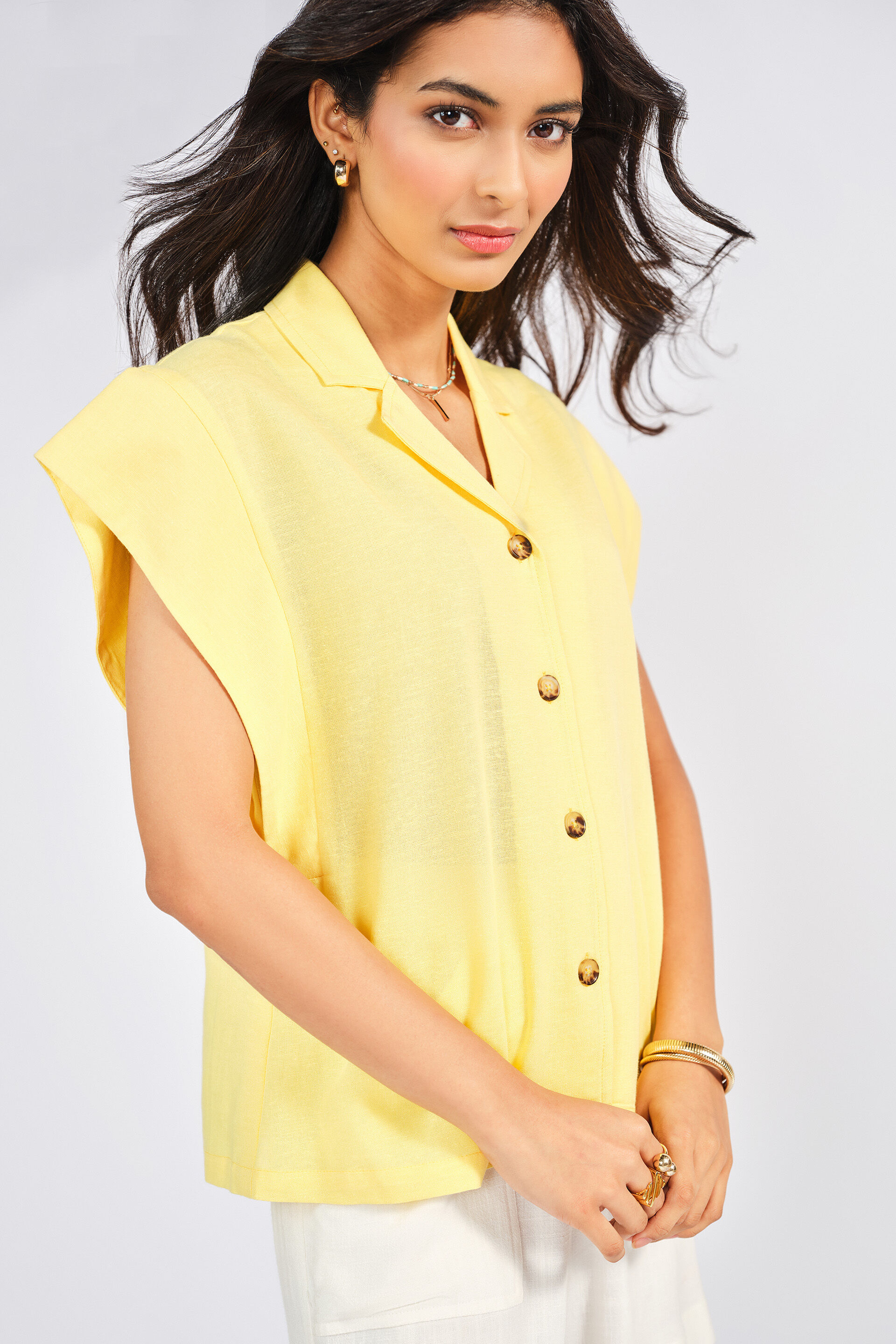 Vibe With Yellow Top, Yellow, image 4