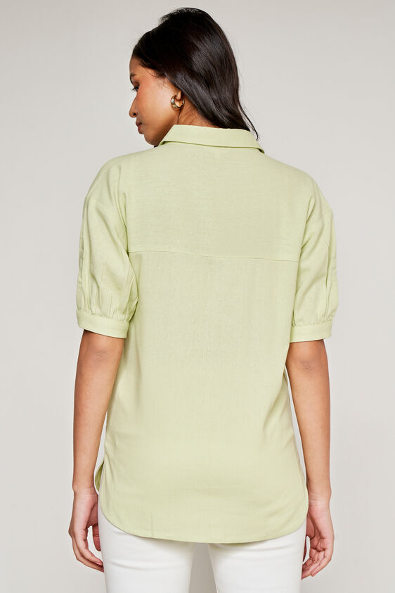 Lime Solid High-Low Top, Lime, image 3