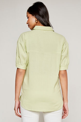 Lime Solid High-Low Top, Lime, image 4