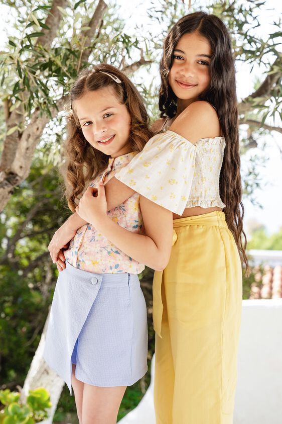2 - Yellow Floral Straight Set, image 2