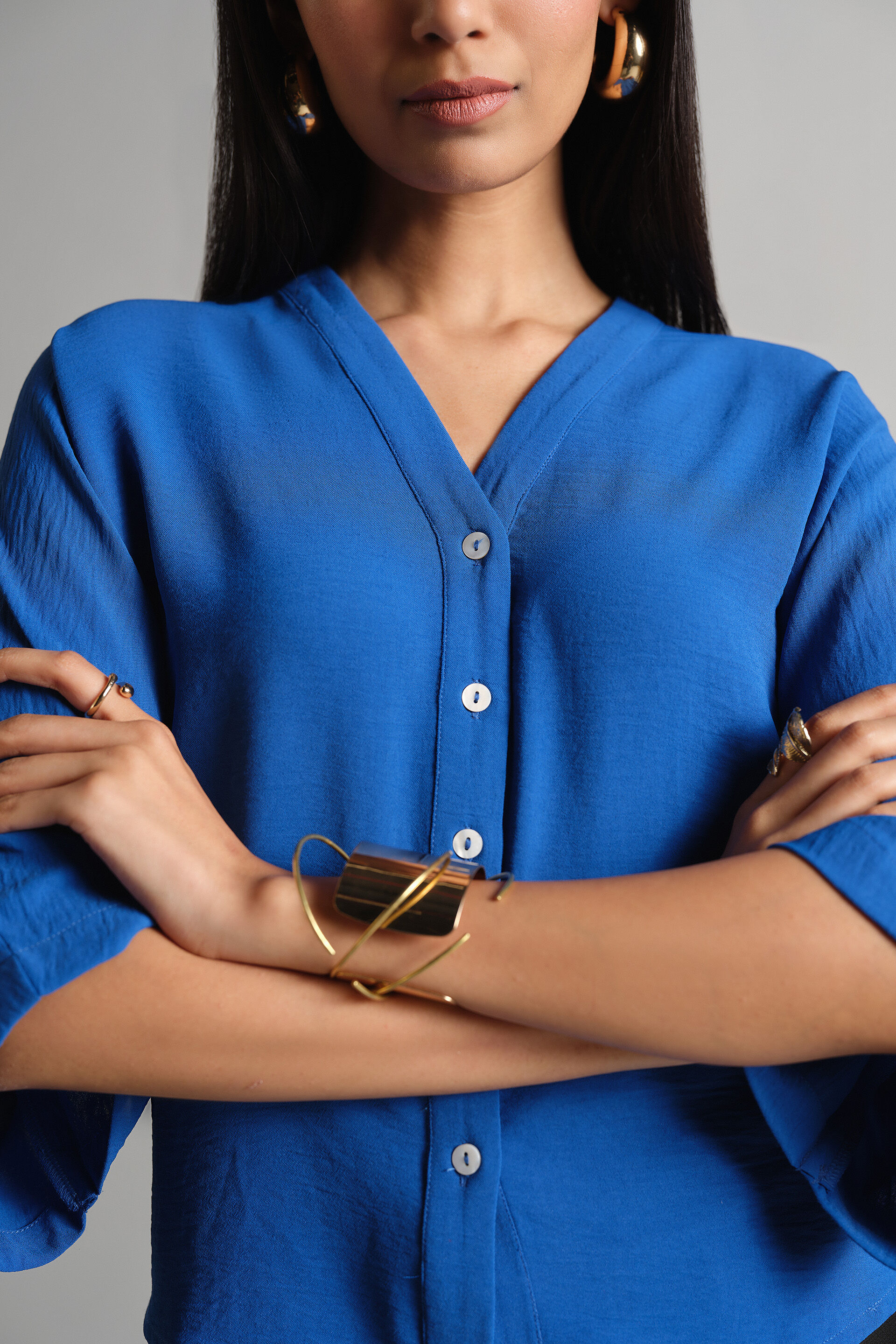 Blue Vibe Top, Blue, image 5