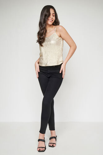 Black Solid Straight Bottom, Black, image 1