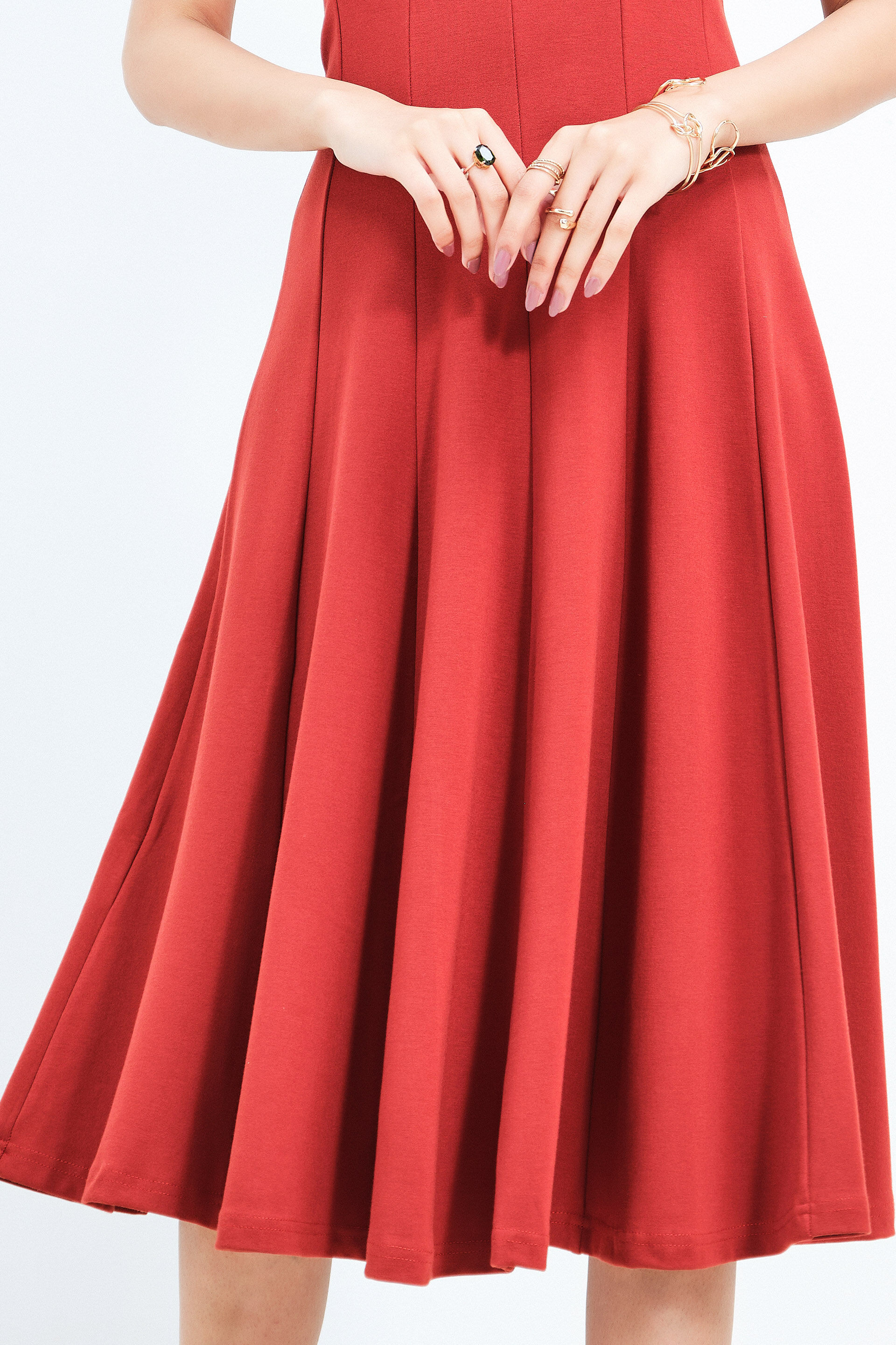 Rust Reverie Dress, Rust, image 4