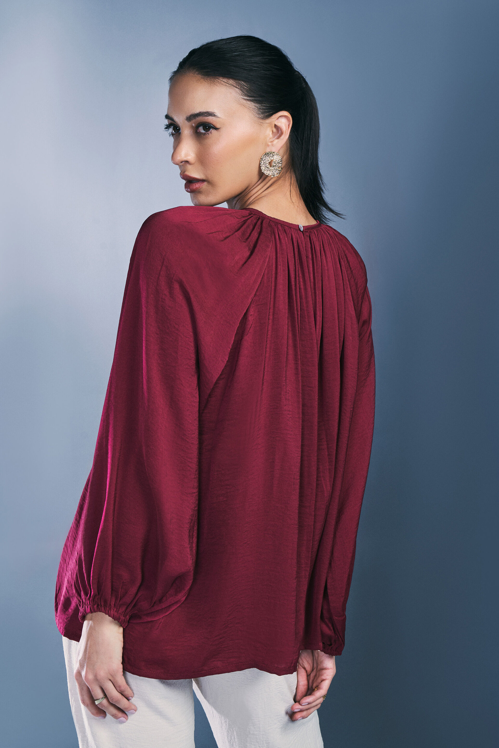 Luna Top, Red, image 5