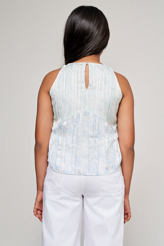 Multi Color Self Design Straight Top, Multi Color, image 3