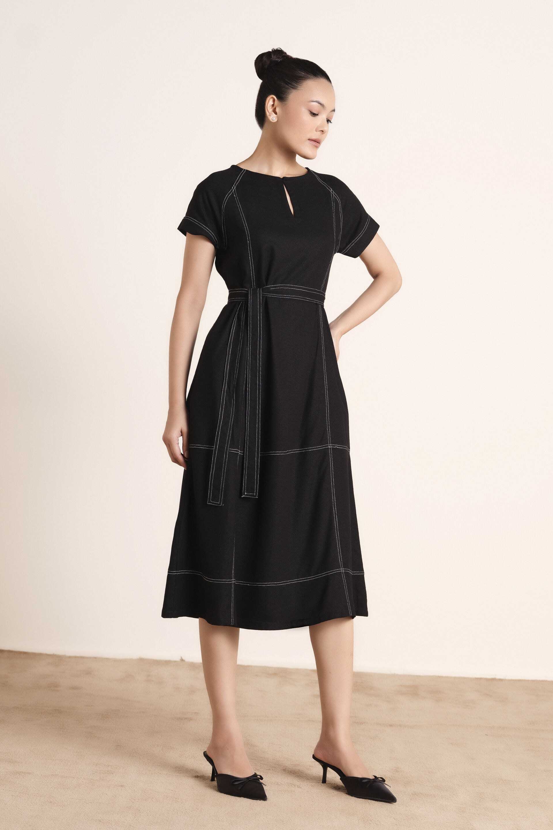 The Classic Black Dress, Black, image 3